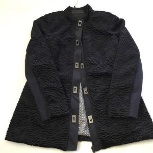 CAbi Faux Fur Coat Size Small